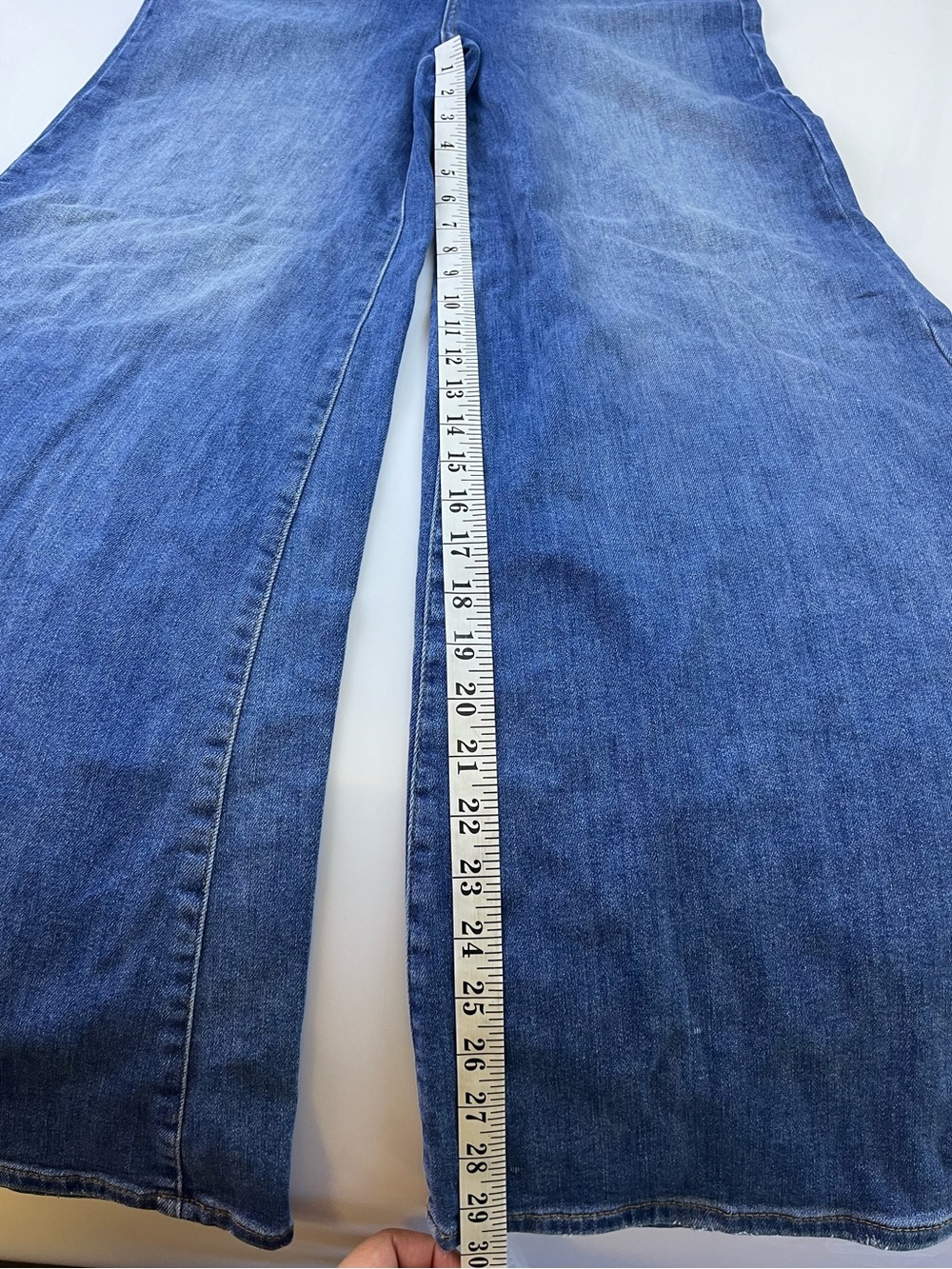 Anthropologie Pilcro Uptown High-Rise Wide-Leg Jeans N262-7 - Picture 12 of 13